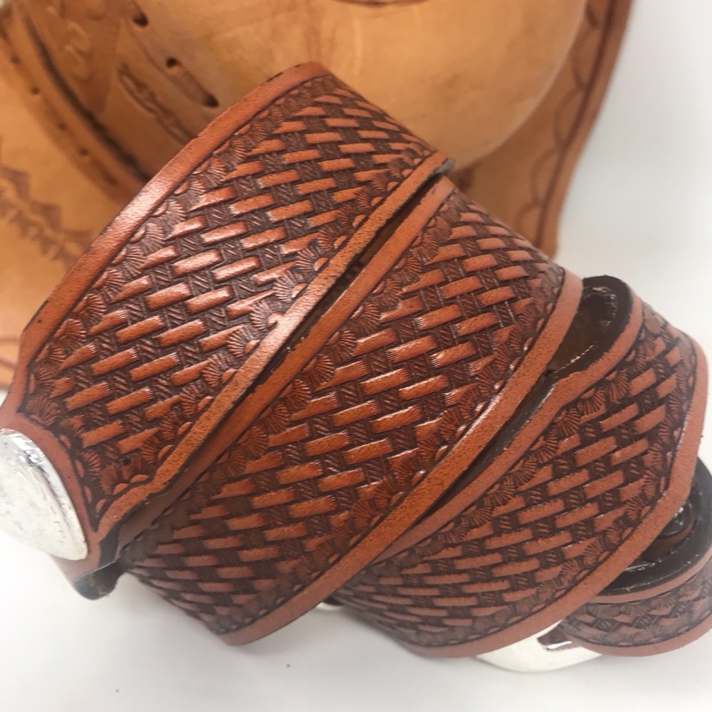 Leather Belt Silver Creek USA